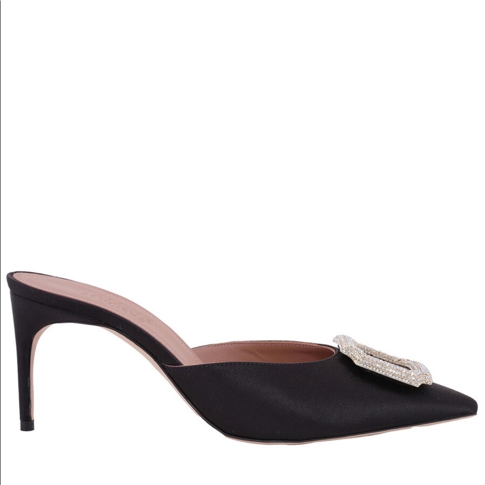 Malone Souliers Mona 70 Satin Mules BRAND NEW/NEVER WORN - Picture 12 of 14